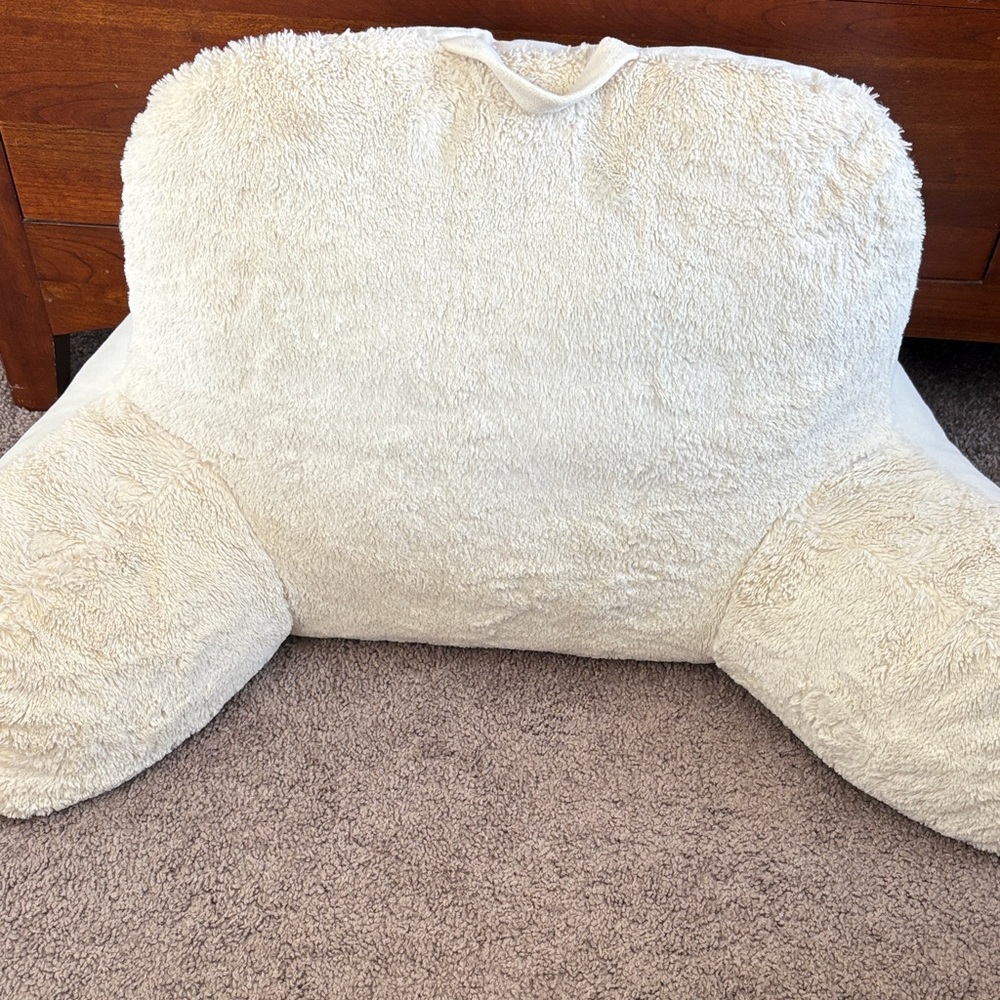 Cozy Cream Backrest Pillow